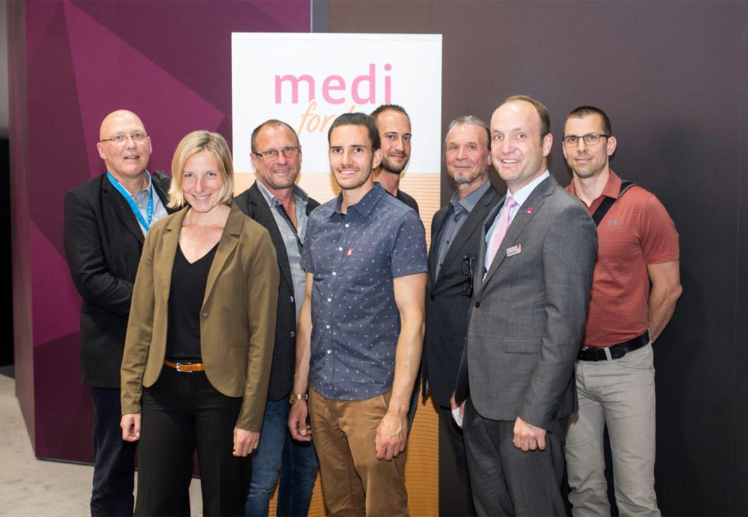 Gruppenbild der medi for help Volontäre auf der OTWorld 2018