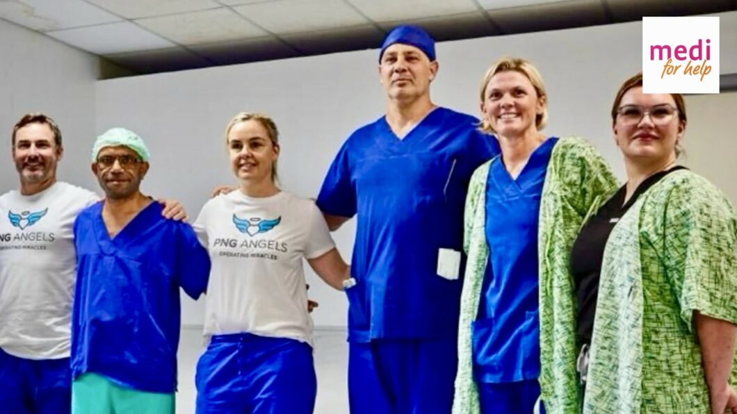 Ärzteteam der PNG-Angels beim Einsatz in Papua-Neuguinea